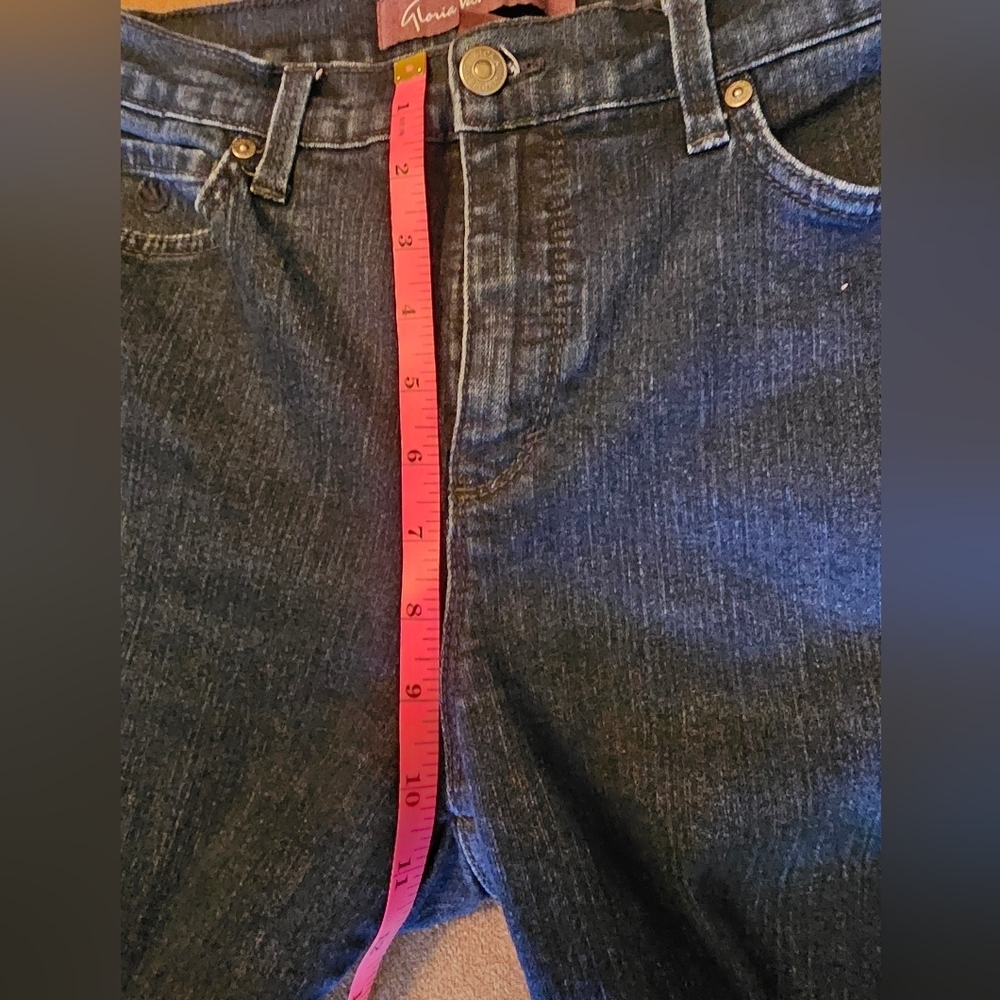 Gloria Vanderbilt Amanda Dark Wash Straight Leg Jeans Size 6 - Picture 9 of 12